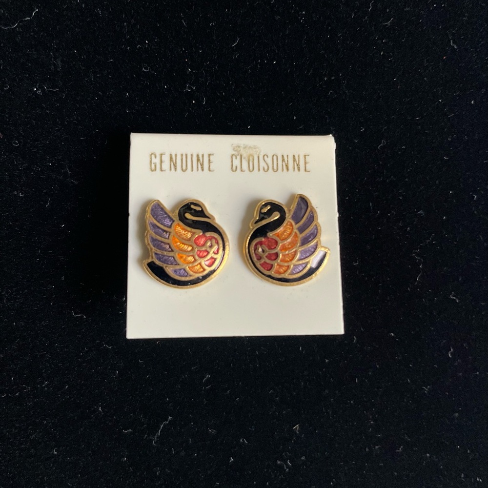 Cloisonné Earrings